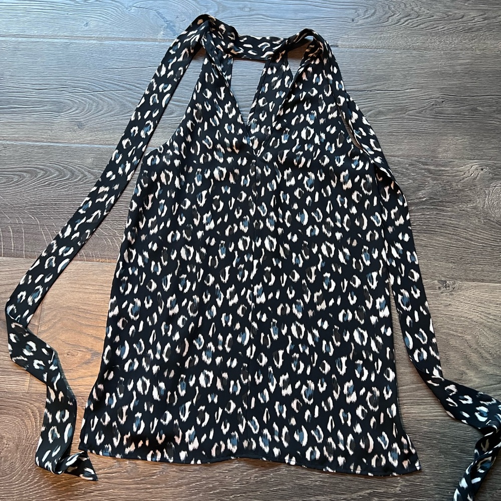 Trouvé Nordstrom Animal print top XS extra small